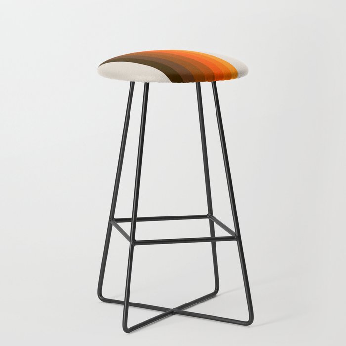 Retro Golden Rainbow - Straight Stool Gallery Image 1