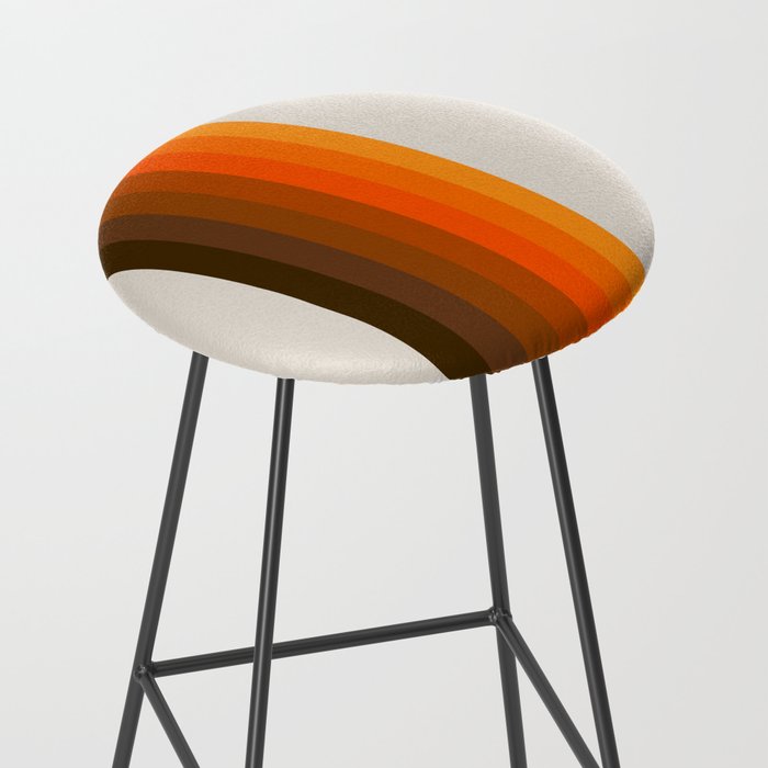 Retro Golden Rainbow - Straight Stool Gallery Image 2