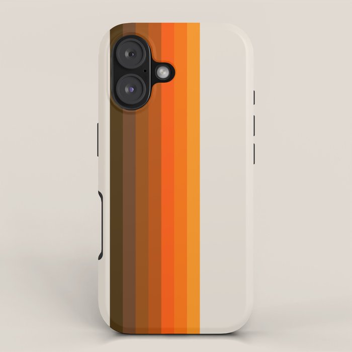 Retro Golden Rainbow - Straight iPhone Case Gallery Image 1