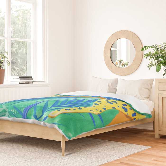 Leopard on Tree Duvet Cover Gallery Image 2