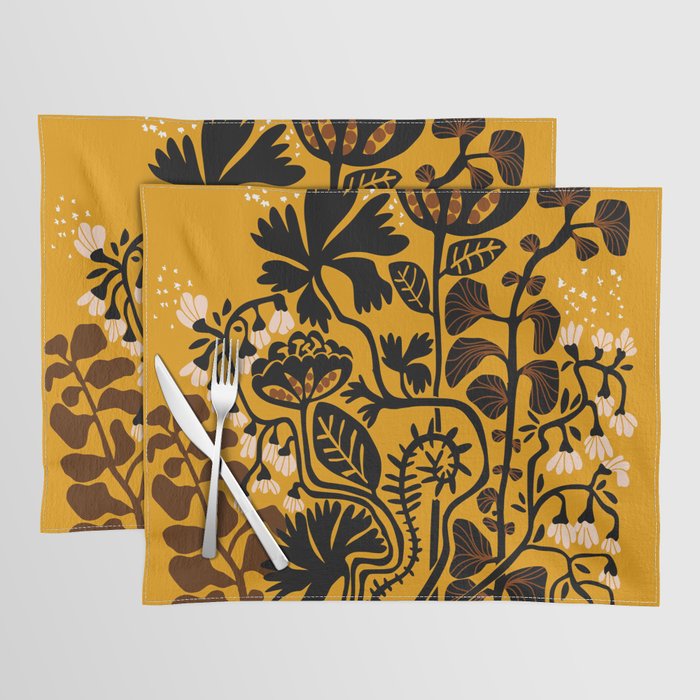 Stockholm garden autumn day Placemat Gallery Image 1