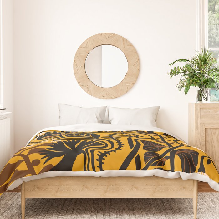 Stockholm garden autumn day Duvet Cover Gallery Image 3