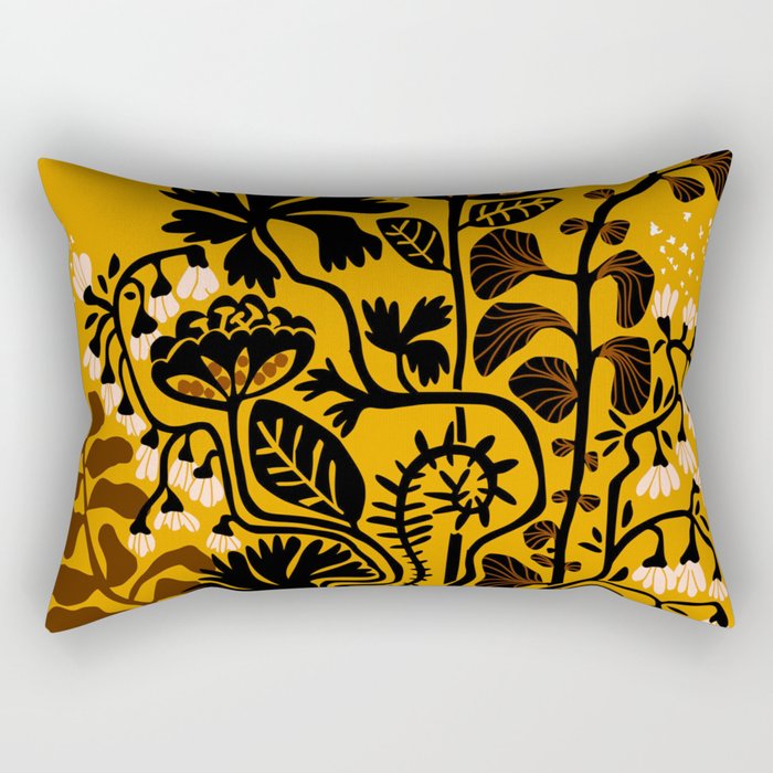 Stockholm garden autumn day Rectangular Pillow Gallery Image 1