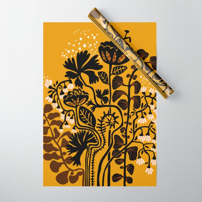 Stockholm garden autumn day Wrapping Paper Gallery Image 1