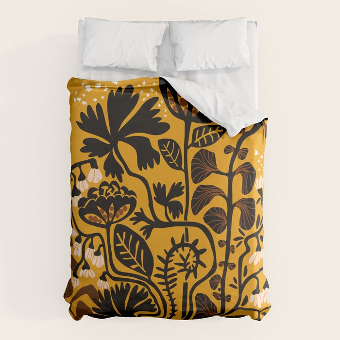 Stockholm garden autumn day Duvet Cover Gallery Image 1