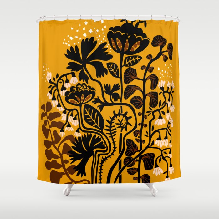 Stockholm garden autumn day Shower Curtain Gallery Image 1