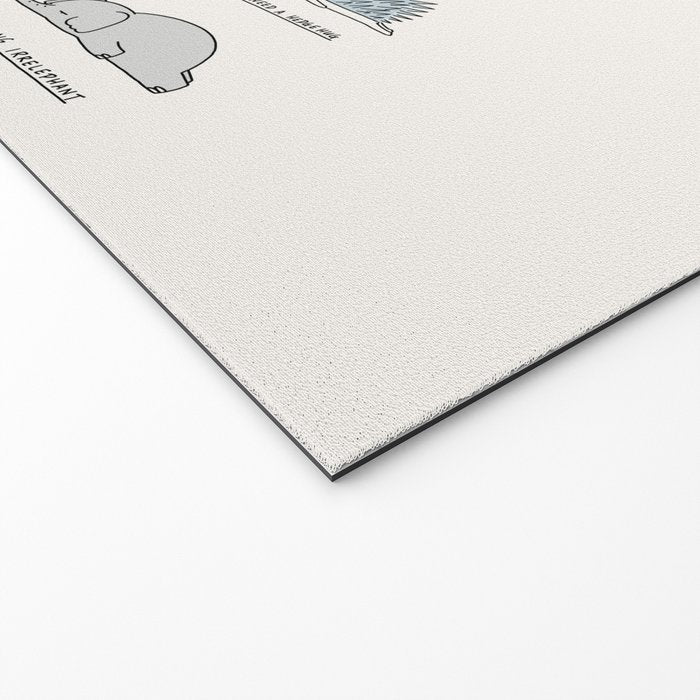 The Moody Animals (Colours) Welcome Mat Gallery Image 2