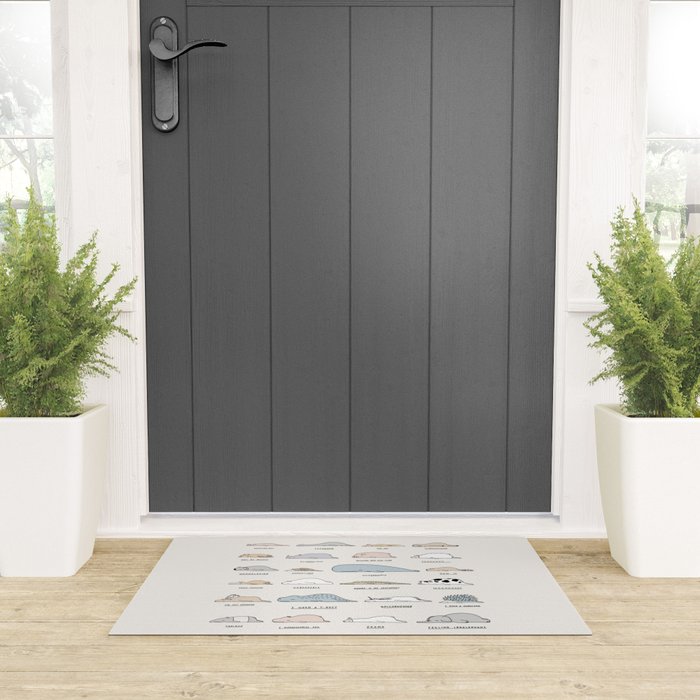 The Moody Animals (Colours) Welcome Mat Gallery Image 3