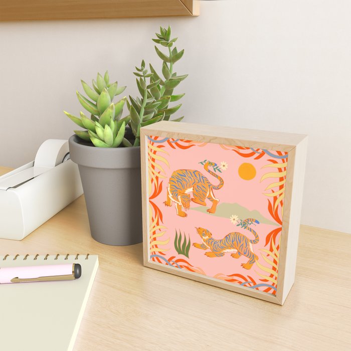 Rawring Playmates Mini Art Print Gallery Image 2