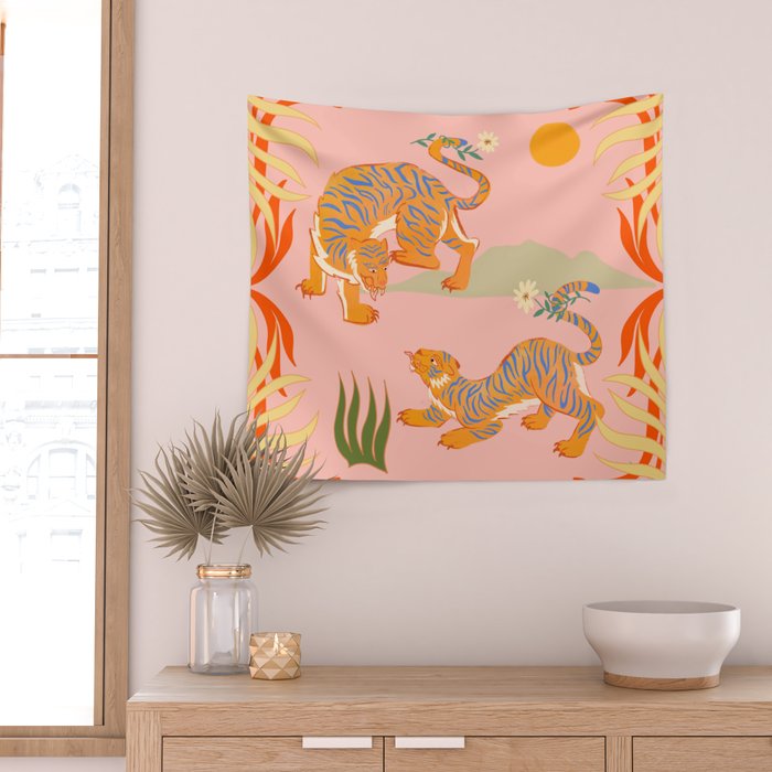 Rawring Playmates Wall Tapestry Gallery Image 2