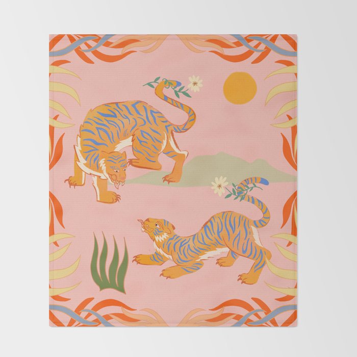 Rawring Playmates Throw Blanket Gallery Image 2