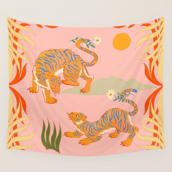 Rawring Playmates Wall Tapestry Gallery Image 4