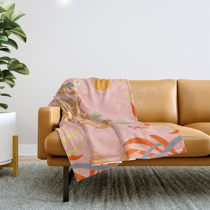 Rawring Playmates Throw Blanket Gallery Image 1