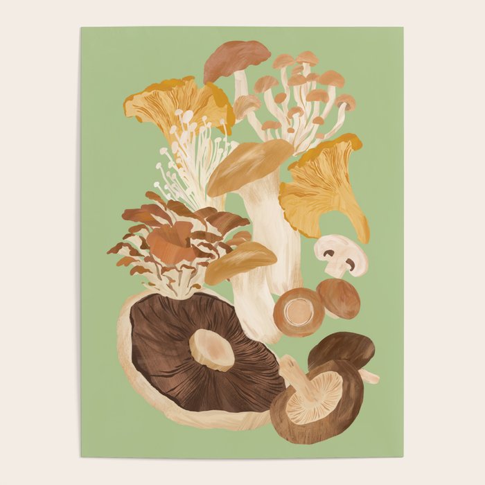 Mushrooms Poster Gallery Image 1