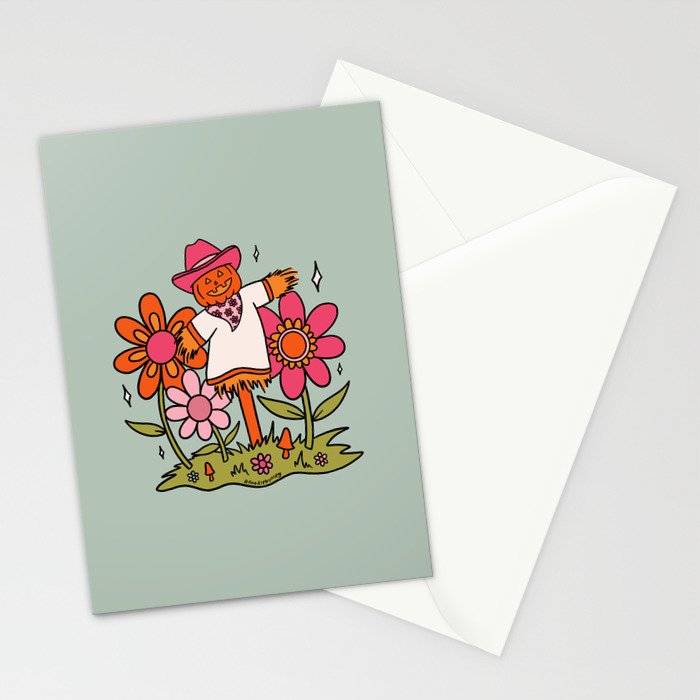 Jolly Scarecrow Stationery Card Gallery Image 2