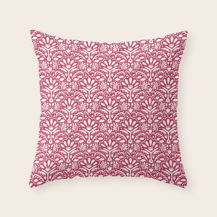Come Alive . Viva Magenta Throw Pillow Gallery Image 1