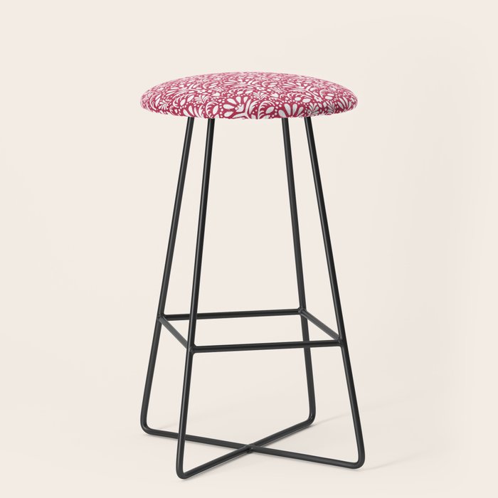Come Alive . Viva Magenta Stool Gallery Image 1