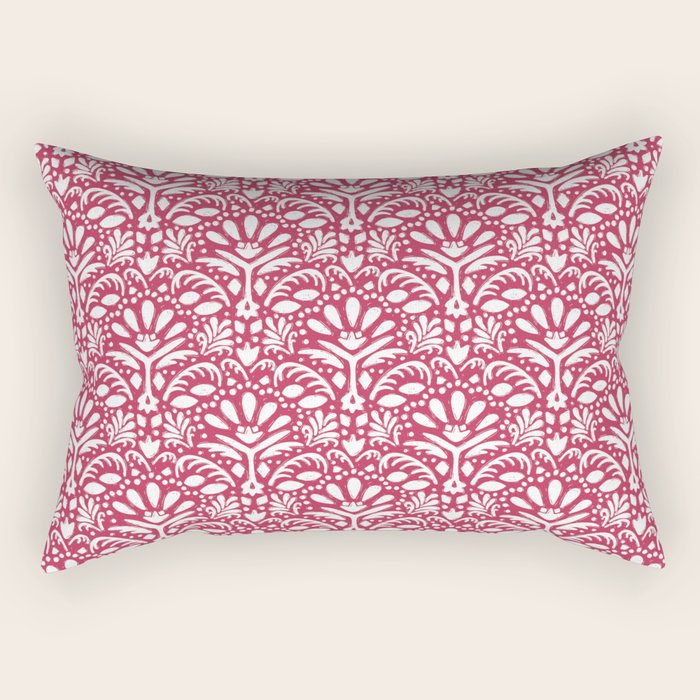 Come Alive . Viva Magenta Rectangular Pillow Gallery Image 2
