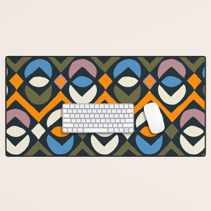 Simple Hand-cut Pattern #2 Desk Mat Gallery Image 1