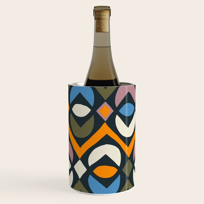 Simple Hand-cut Pattern #2 Wine Chiller Gallery Image 2