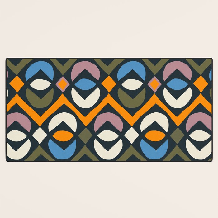 Simple Hand-cut Pattern #2 Desk Mat Gallery Image 3
