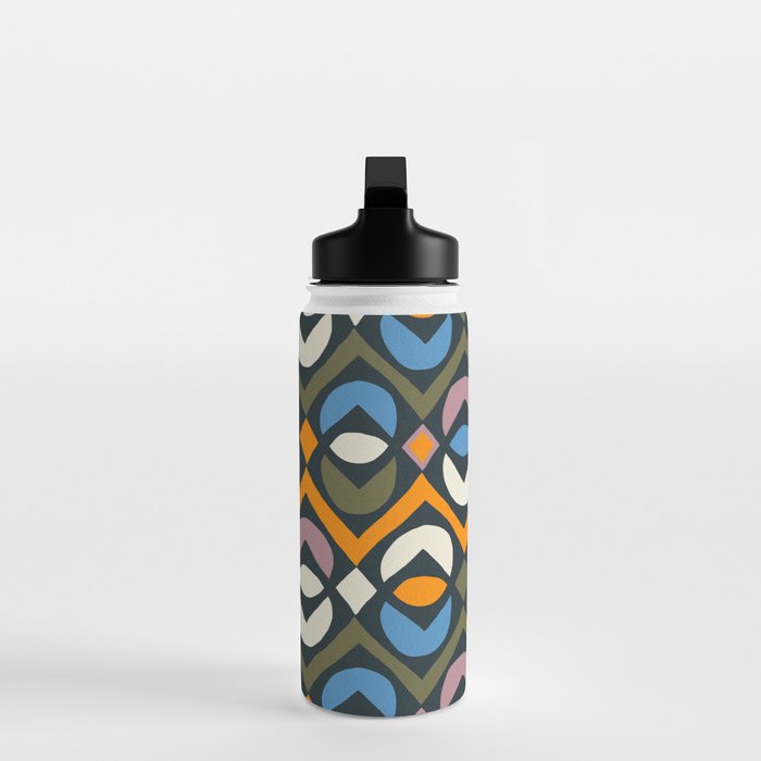 Simple Hand-cut Pattern #2 Water Bottle Gallery Image 3