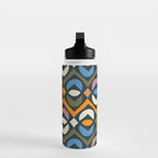 Simple Hand-cut Pattern #2 Water Bottle Gallery Image 3