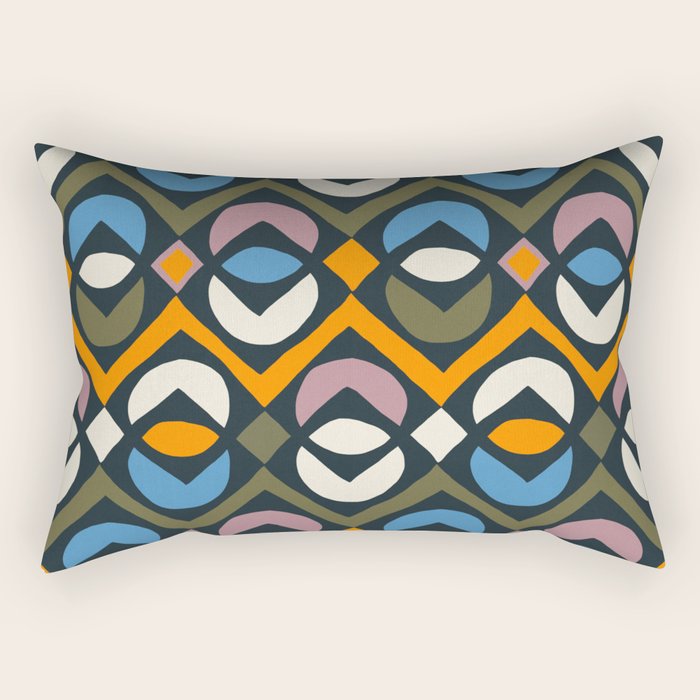 Simple Hand-cut Pattern #2 Rectangular Pillow Gallery Image 2
