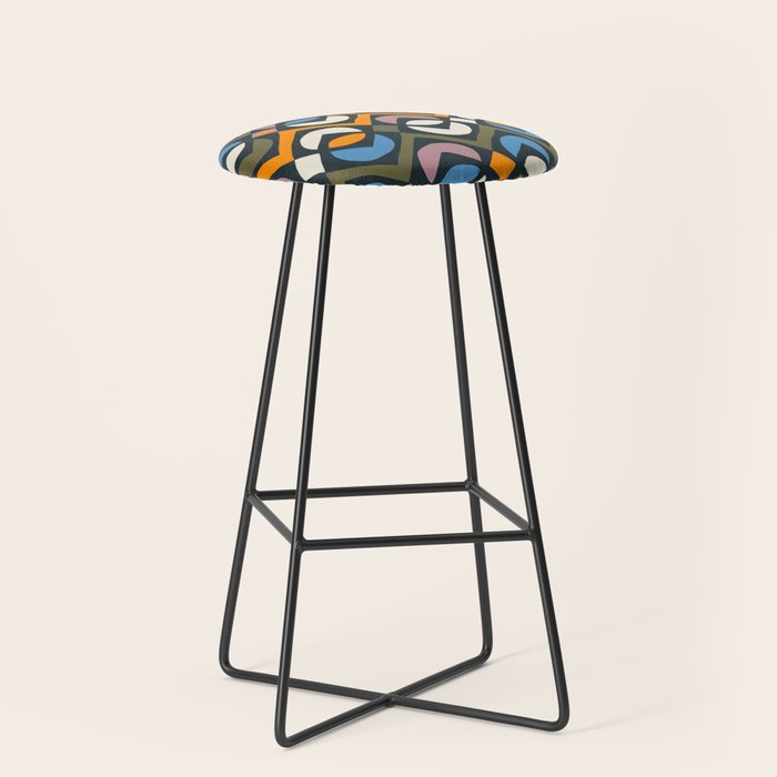 Simple Hand-cut Pattern #2 Stool Gallery Image 1