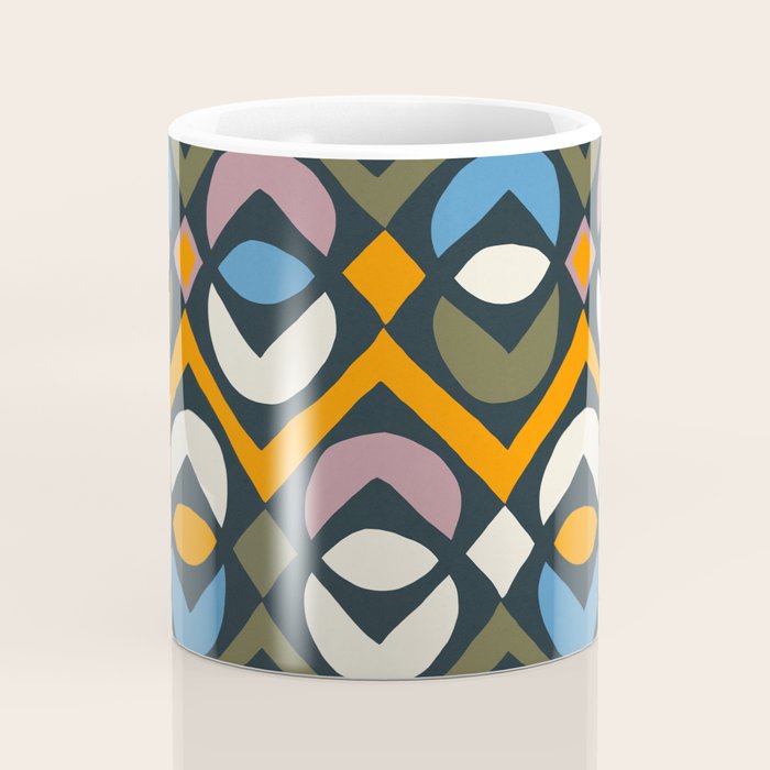 Simple Hand-cut Pattern #2 Coffee Mug Gallery Image 4