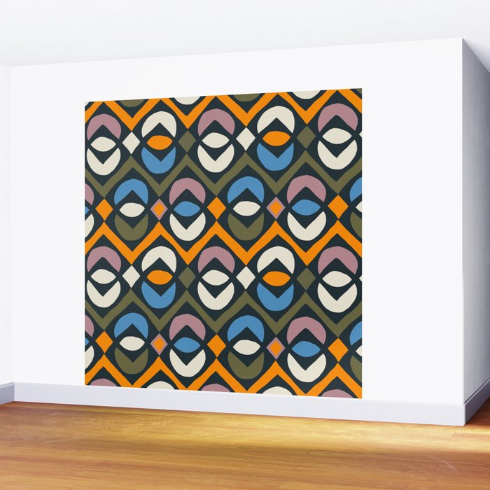 Simple Hand-cut Pattern #2 Wall Mural Gallery Image 2