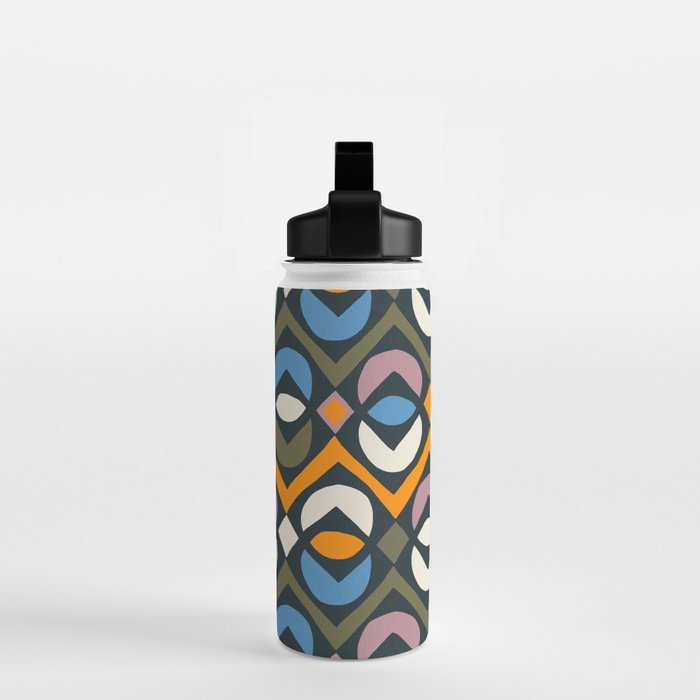 Simple Hand-cut Pattern #2 Water Bottle Gallery Image 2