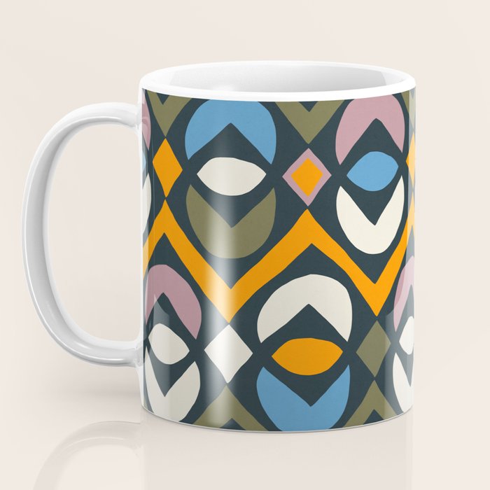Simple Hand-cut Pattern #2 Coffee Mug Gallery Image 3