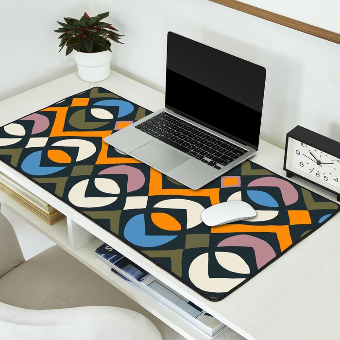 Simple Hand-cut Pattern #2 Desk Mat Gallery Image 2