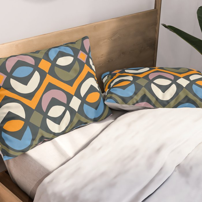 Simple Hand-cut Pattern #2 Pillow Sham Gallery Image 2