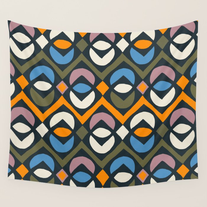Simple Hand-cut Pattern #2 Wall Tapestry Gallery Image 4