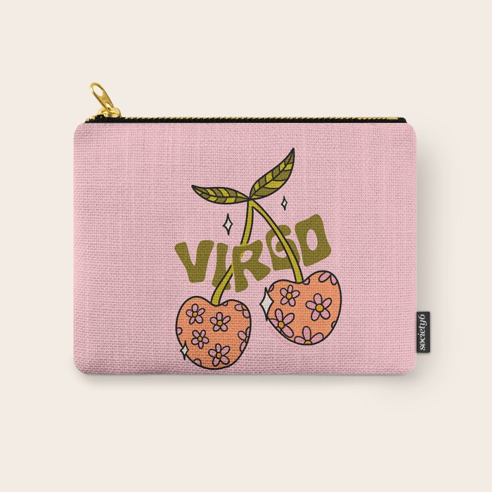 Virgo Cherries Carry All Pouch Gallery Image 1