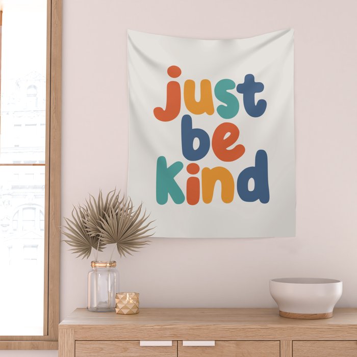 Just Be Kind Wall Tapestry Gallery Image 2