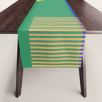 Colorful Abstract Geometric Modern Art Table Runner Gallery Image 1
