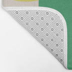 Colorful Abstract Geometric Modern Art Bath Mat Gallery Image 2