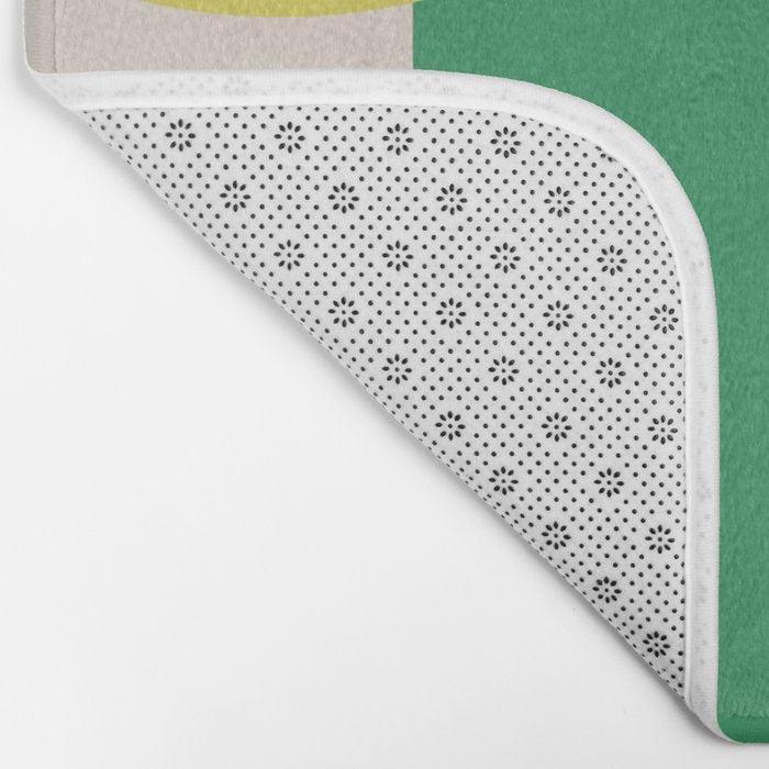 Colorful Abstract Geometric Modern Art Bath Mat Gallery Image 2