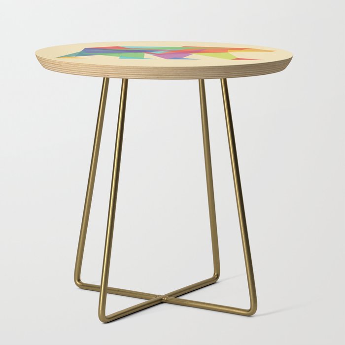Fractal Geometric bear Side Table Gallery Image 1
