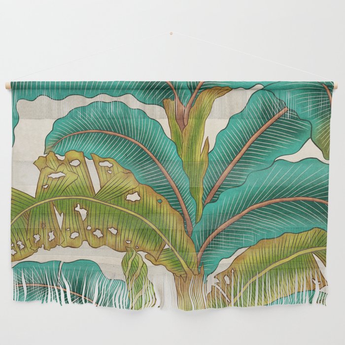 PlantainTree A : Minhwa-Korean traditional/folk art Wall Hanging Gallery Image 1
