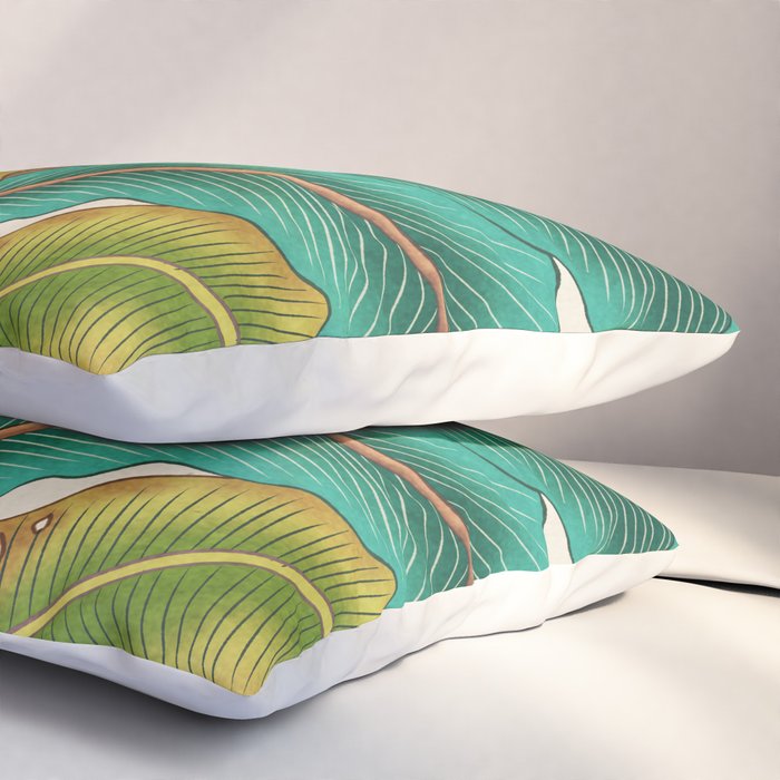 PlantainTree A : Minhwa-Korean traditional/folk art Pillow Sham Gallery Image 3