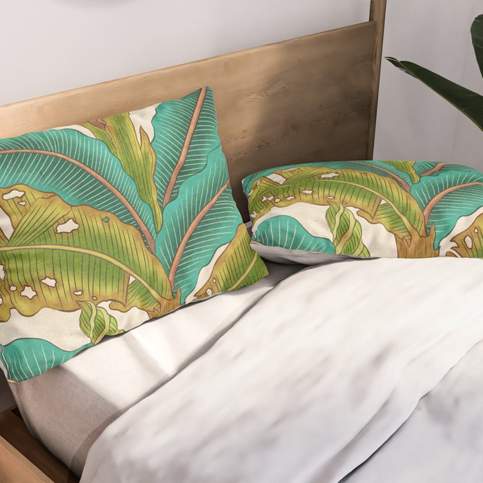 PlantainTree A : Minhwa-Korean traditional/folk art Pillow Sham Gallery Image 2