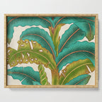 PlantainTree A : Minhwa-Korean traditional/folk art Serving Tray Gallery Image 1