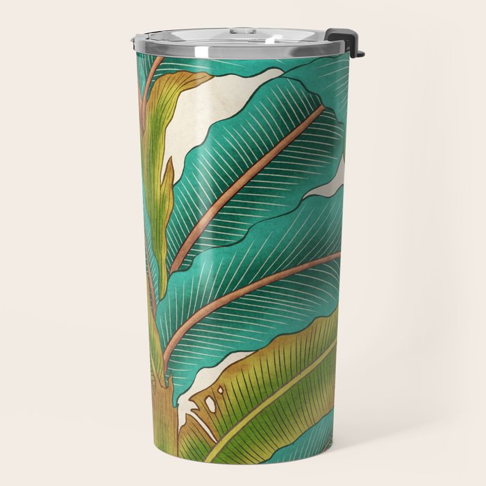 PlantainTree A : Minhwa-Korean traditional/folk art Travel Mug Gallery Image 2