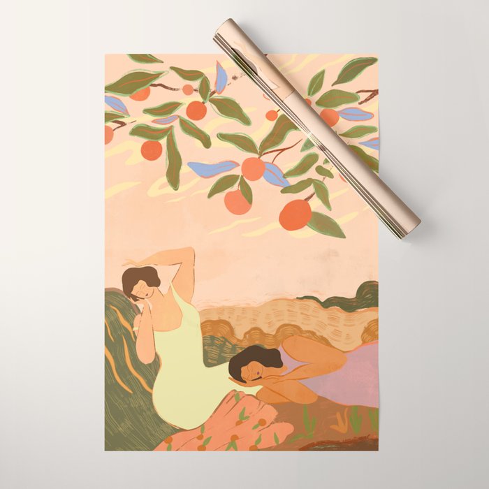 Midday Nap Wrapping Paper Gallery Image 1