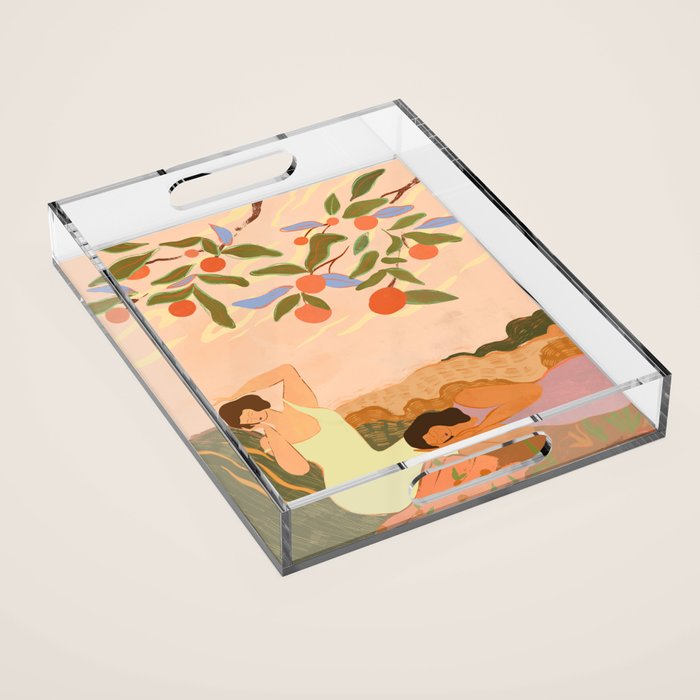 Midday Nap Acrylic Tray Gallery Image 1
