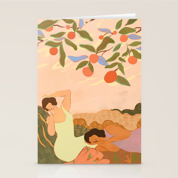 Midday Nap Stationery Card Gallery Image 2
